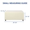 PureFit Super Stretch Soft FormFit Ottoman Cover Rectangle - Ottoman