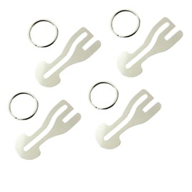 Zodaqian 4Pcs Trolley Key, Shopping Cart Key, Unisex Trolley Token (4-Piece Set)
