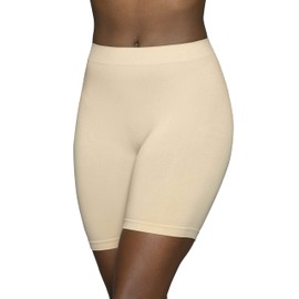 Vanity Fair Women's Shapewear for Tummy Control: Tops, Bottoms, Body Suits, Light Smoothing-Anti Chafing-Damask Neutral, Small