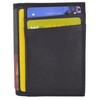 RFID Blocking Mini Wallet Genuine Leather Slim Front Pocket Wallet