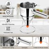WIHBOIR Stainless Steel Pancake Batter Dispenser with Squeeze Handle, Durable,