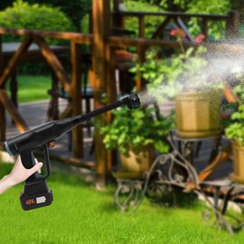 Cordless Pressure Washer Gun,15000mAh Battery Power Washer, 319 PSI Portable Pressure Washer with 6-in-1 Nozzle, Handheld Power Washer for Car Garden