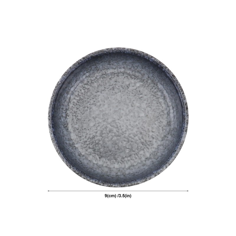 Cabilock Set of 4 Japanese Ceramic Plates, Sushi Plates, Anti