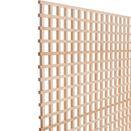 24 in. x 35-3/4 in. x 3/8 in. Unfinished Square Solid North American Hard Maple Lattice Insert Panel
