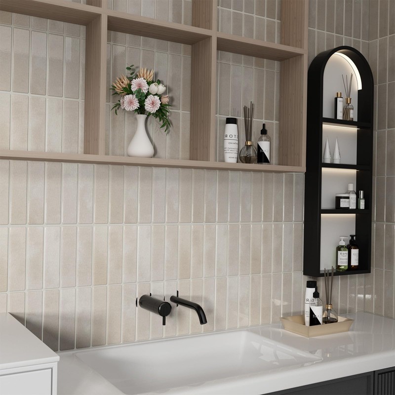 Umedol Peel and Stick Backsplash 10-Sheets of 11.42'' x 9''