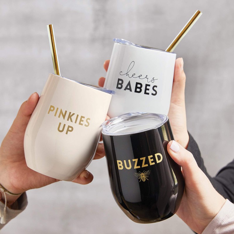 Santa Barbara Design Studio Creative Brands Sippin' Pretty Stainless Steel