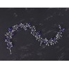 Jumwrit Diadema de novia de plata con perlas de diamantes