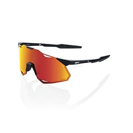100% HYPERCRAFT XS - Soft Tact Black - HiPER Red Multilayer Mirror Lens
