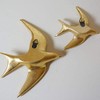 Wall Hanging Ornament, Wall Decor, Birds, Small & Large, Set