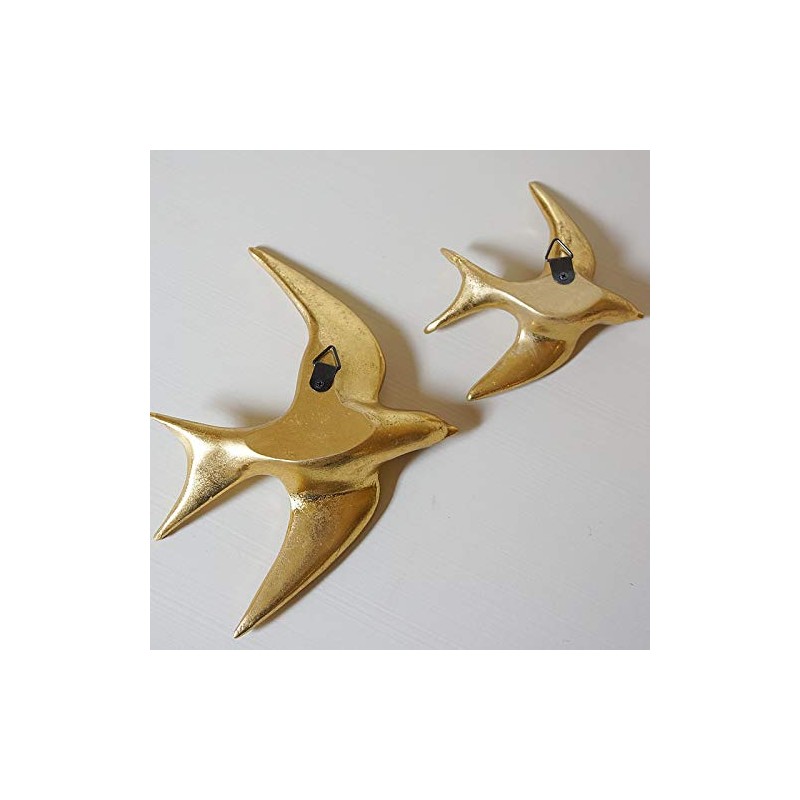Wall Hanging Ornament, Wall Decor, Birds, Small & Large, Set