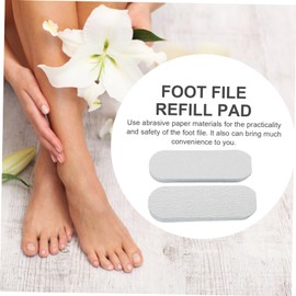 OHPHCALL Manual Foot Care Pedicure File Refill Pads 50pcs Callus Remover Foot Scraper