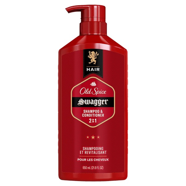 Old Spice Swagger 2in1 Shampoo and Conditioner for Men, 650