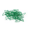 JAM PAPER Colorful Butterfly Clips - Green Paperclips - 15/Pack