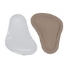Green Feet 2 Pairs Orthopaedic Metatarsal Pads White Leather T-Shape