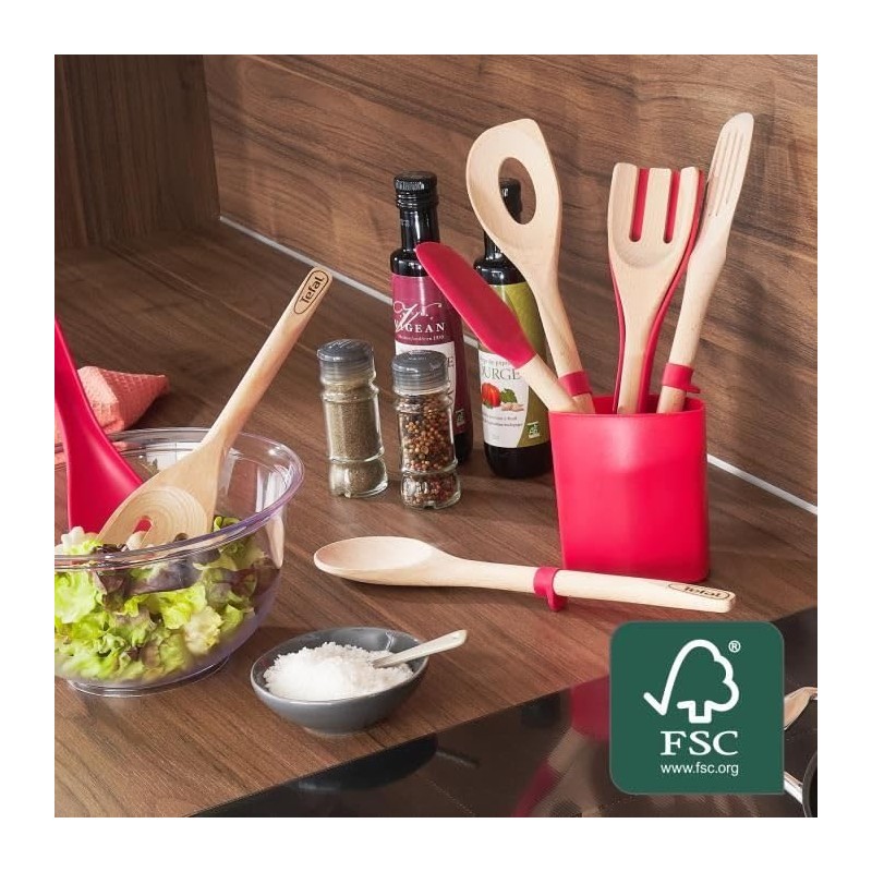 Tefal Wooden Spatula, Wood, wood, 2,7 x 38,5 x 9,2