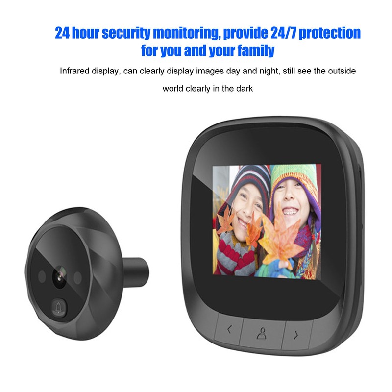 Digital Door Viewer 2.4in TFT LCD Screen 90 Degree View