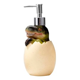 560ml Dispenser Bottles with Dispenser Funny Dinosaur Rex, Empty Refillable Bottles Ideal for Children, Liquid Soap Shampoo Lotions to Use Both in the Bathroom and Kitchen