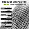 Hardware Cloth 12'' x 20' 1/4 in Galvanized Wire Mesh