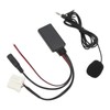 Bluetooth5.0 AUX IN Cable Adapter ISO Handsfree Microphone Replacement for