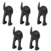 IKEA BASTIS Dog Tail Hooks - 5 Pack (Height: 4.75"),
