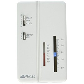 Peco SP155-009 Trane Compatible Zone Sensor, White