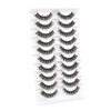Glowingwin Russian Strip Lashes Volume 3D Hybrid Strip Lashes 10