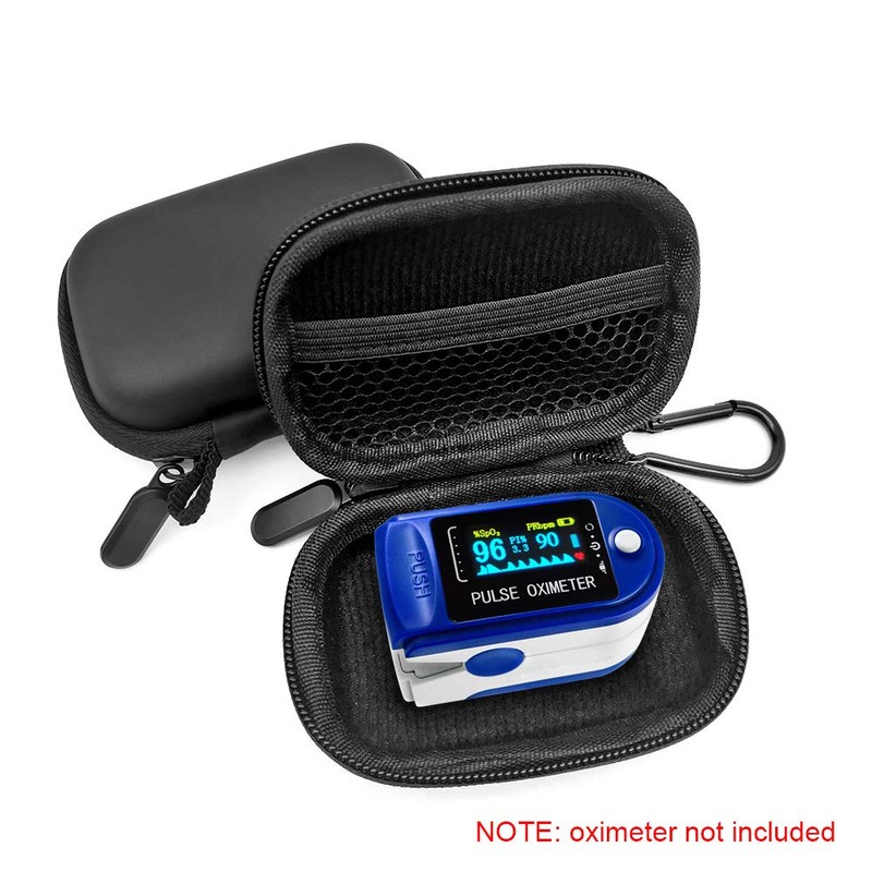 Storage Bag, Huiop Oximeter Storage Case, Water Resistant Pulse Oximeter,