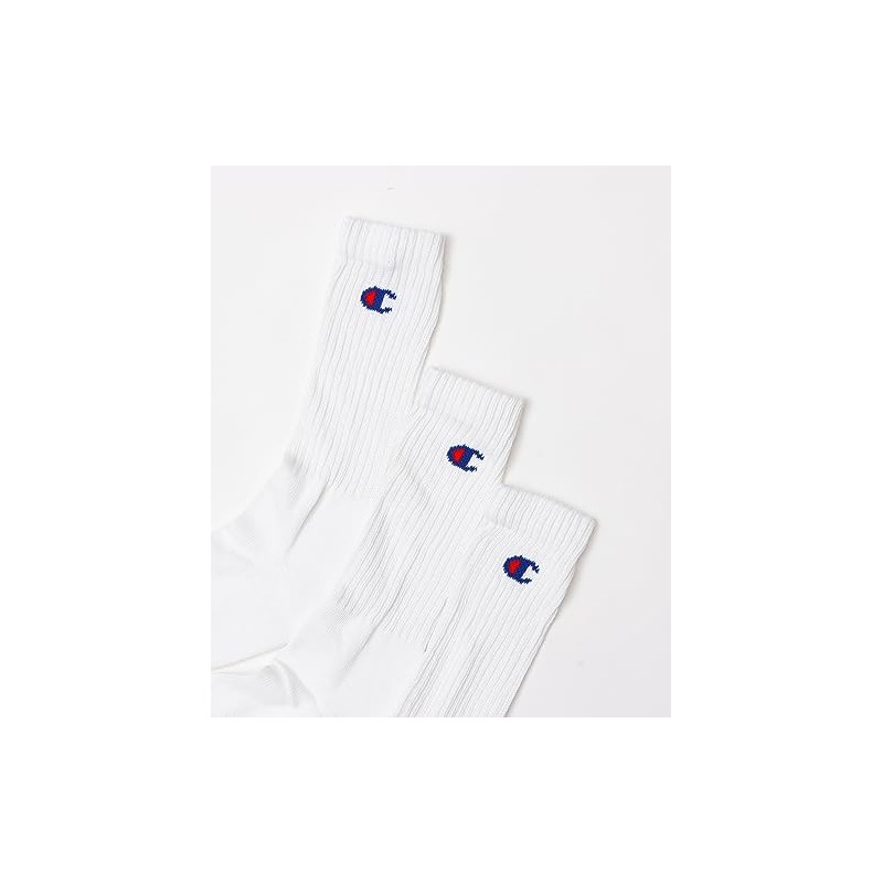 Champion Full Length Socks, 3 Pairs - whites
