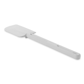 Rubbermaid Commercial Products Scraper Spatula/Food Scraper, 13.5-Inch, Dishwasher Safe, White, Heavy Duty Rubber Silicone Spatula for Resturant/Home Cooking/Baking