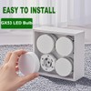 GX53 LED Light Bulbs 7W, 50W Halogen CFL Replacement, 120V