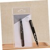 FOMIYES 3sets Quality Eyebrow Tweezer Trimmer Dual-use Makeup Tool Anti-slip