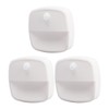 3pcs Wireless Battery Powered Motion Sensor Night Light 6.56ft Detecting