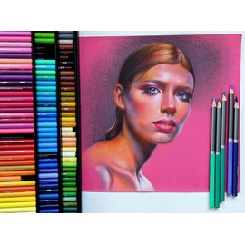 Creative Mark Cezanne Premium Colored Pencils MultiColor Set of 120 - Highly-Pigmented Drawing Pencils - Coloring Pencils for Drawing, Blending, Coloring, and More