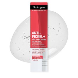 Neutrogena Anti-Pimple + Exfoliating Serum 30 ml, Skin Image Renewing Face Serum with Skin Clarifying Salicylic Acid + AHA / PHA for Blemished Skin, Visibly Reduces Pimples and Pimples in Just 1 Week*
