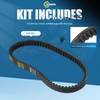 Clutch and Variator Assembly Set with 669 Belt for GY6