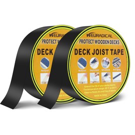 Neuradical 2" x 50 Deck Joist Tape for Decking, 2 Pack Butyl Tape for Decking for Deck Beams, Waterproof Butyl Tape
