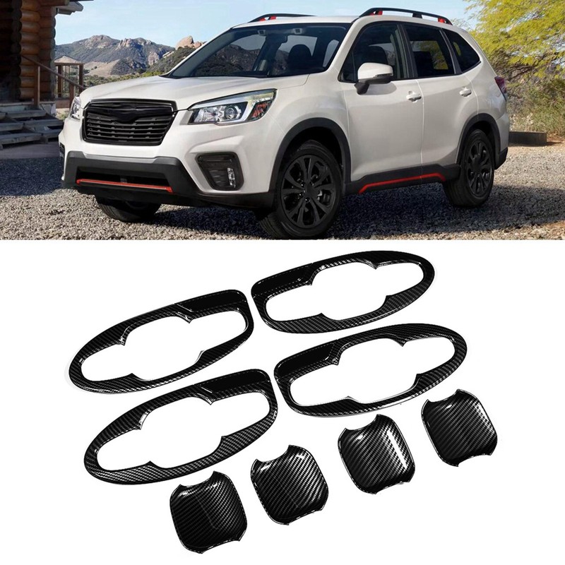 8pcs Car Door Handle Bowl Insert Plate Trim Fit for
