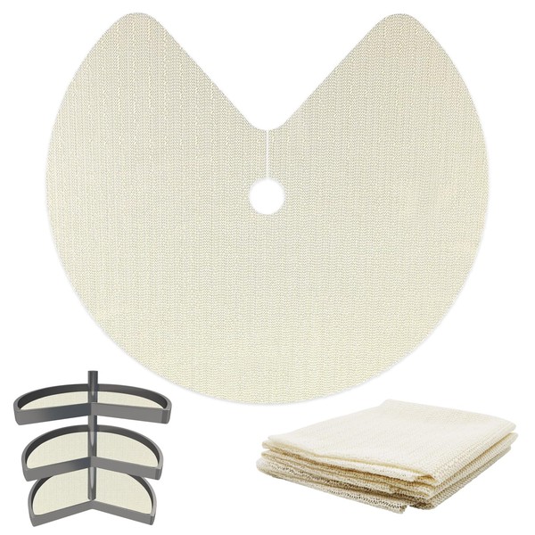 RUENXG Lazy Susan Shelf Liner Circle 26" Kitchen Liners 3