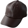 ReqHatter Genuine Leather Leather Low Cap Hat 6 Panel Cap