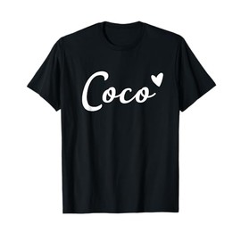 Coco Cute Heart Funny Grandma Mother's Day T-Shirt