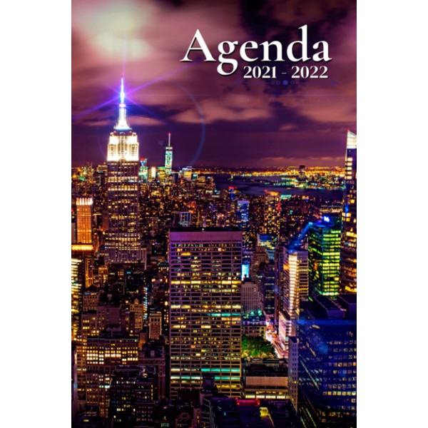 Agenda Escolar 2021 2022: Nueva York | Semanal tamaño A5