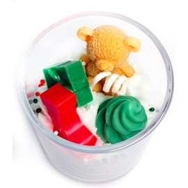 Generic Pandachilla Handmade Desert Series Cream Flavor Soy Wax Candle (Little Bear Cup)