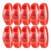 Pulsera Audio Ritmica Fiesta Neón Led Concierto 10 Pzas