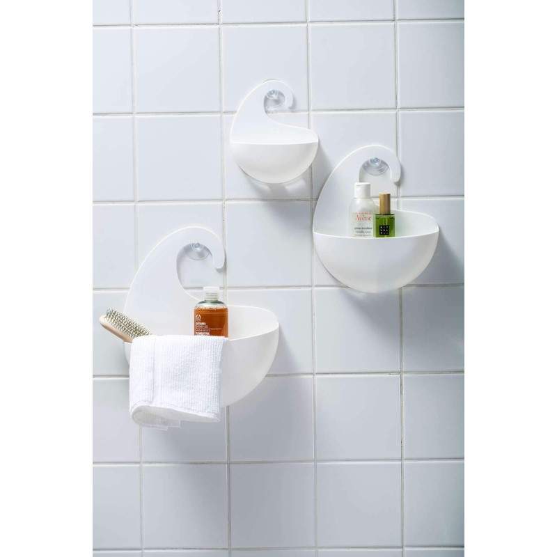 Koziol Organizer Set of 3, thermoplastic, Cotton White