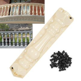 WUPYI 70cm Moulds Balustrades Mold Roman Column Garden Balcony Fence Pool Cement DIY Mould or Concrete Plaster Cement Plastic Casting