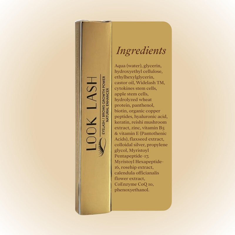 Look Lash Eyelash Enhancing Serum & Eyebrow Serum – Supports