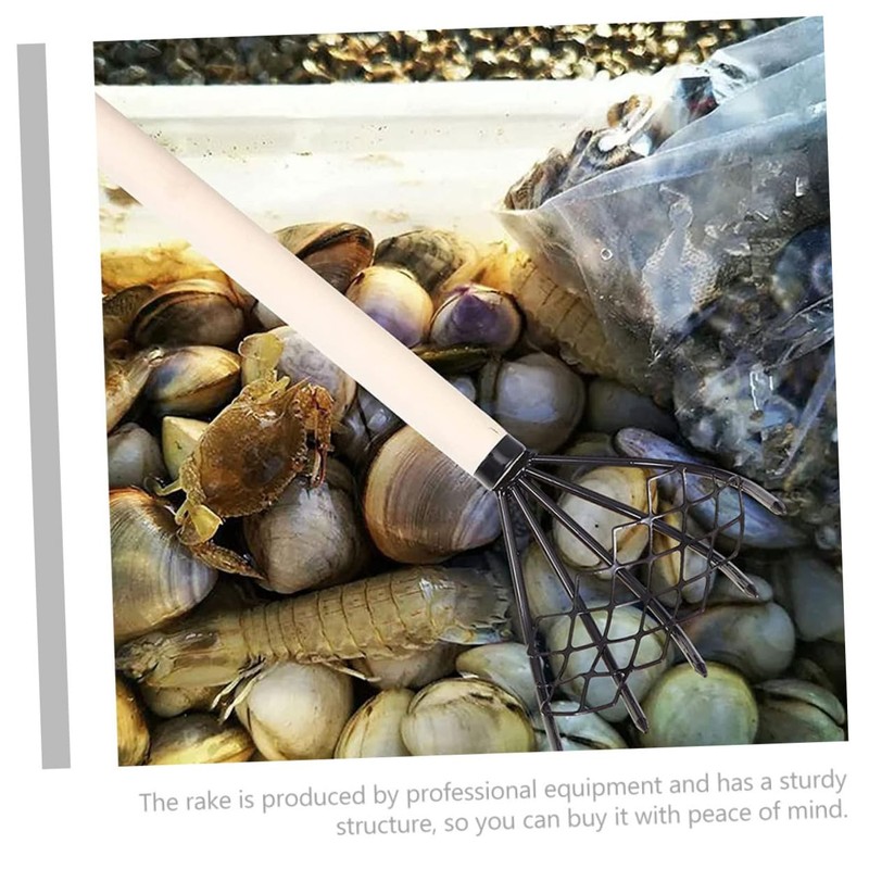 MERRYHAPY 2pcs Clam Rake Dig Seafood Accessories Dig Seafood Tool