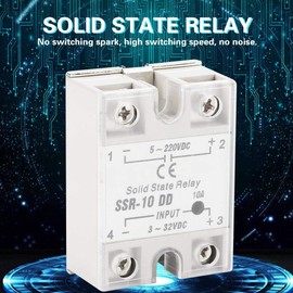 SSR-10DD Solid State Relay, 3-32 VDC to 5-220 VDC/10A