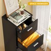 DWVO File Cabinets for Home Office 4 Drawer Filing Cabinet