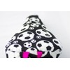 Liix Kinder Kids' Saddle Cover Soccerball Sattelbezug, Schwarz, Einheitsgröße